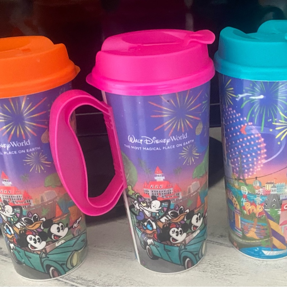 Disney World Colorful Travel Mug